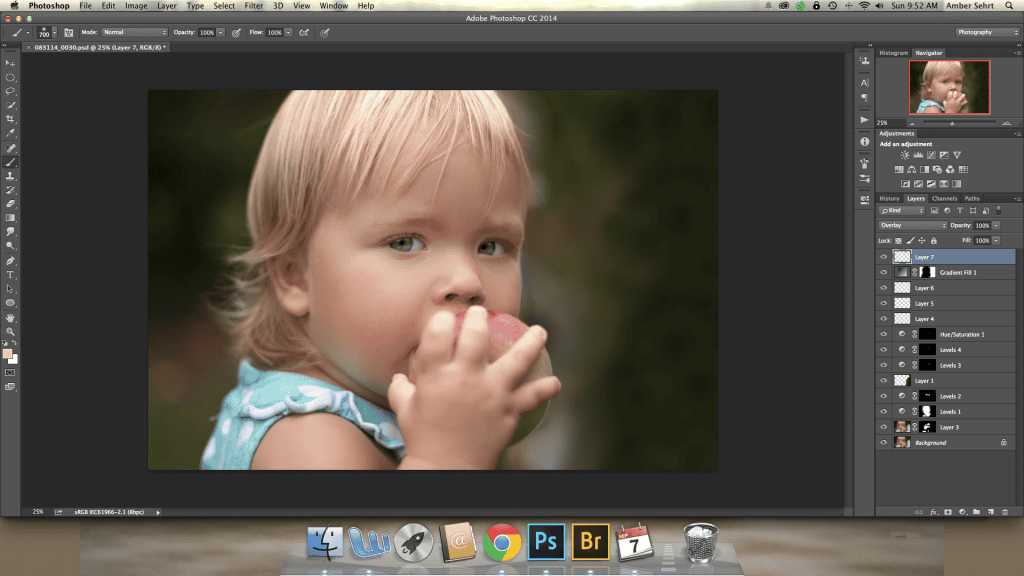 Image in Photoshop at end of process