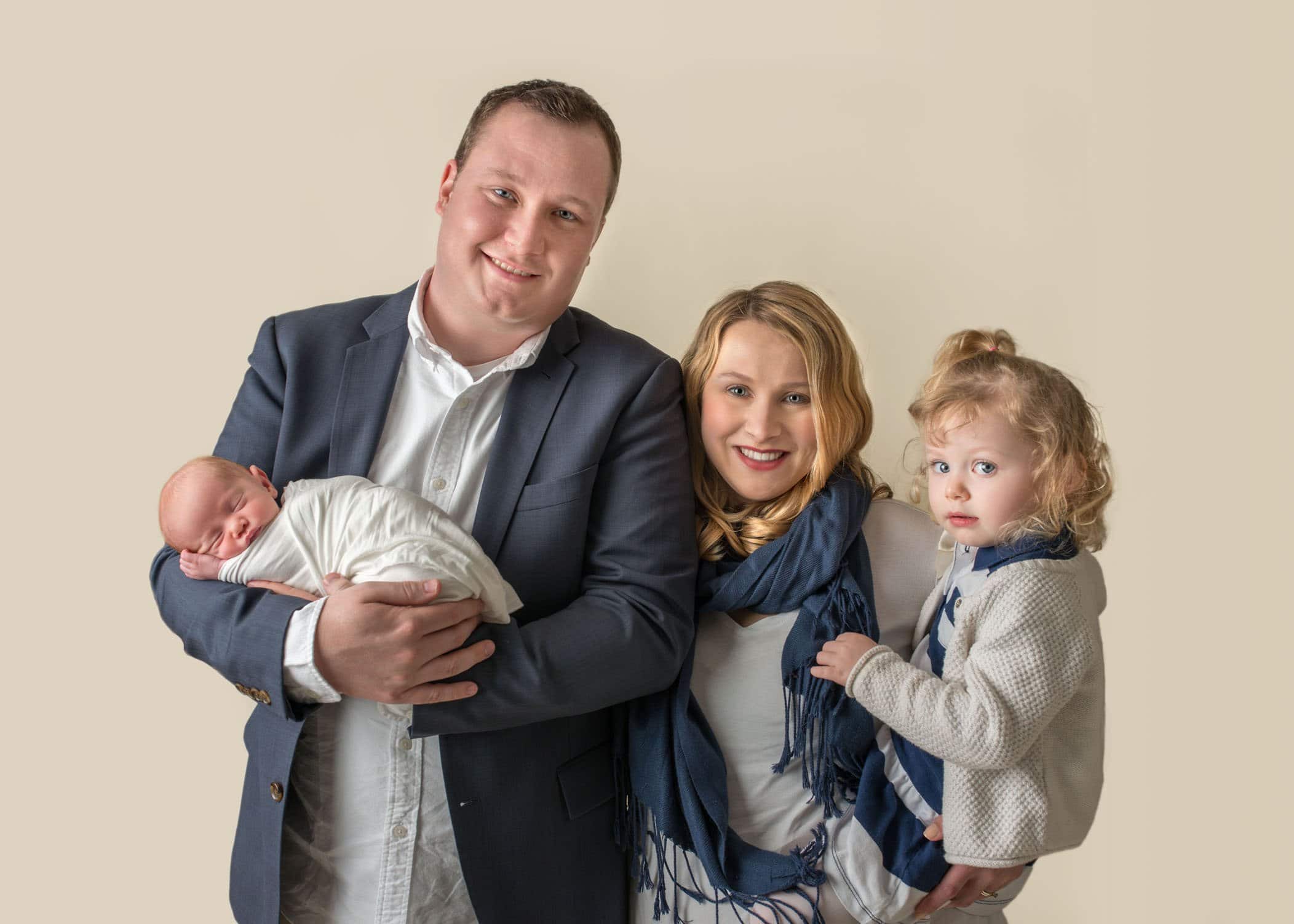 newborn family photo One Big Happy Photo