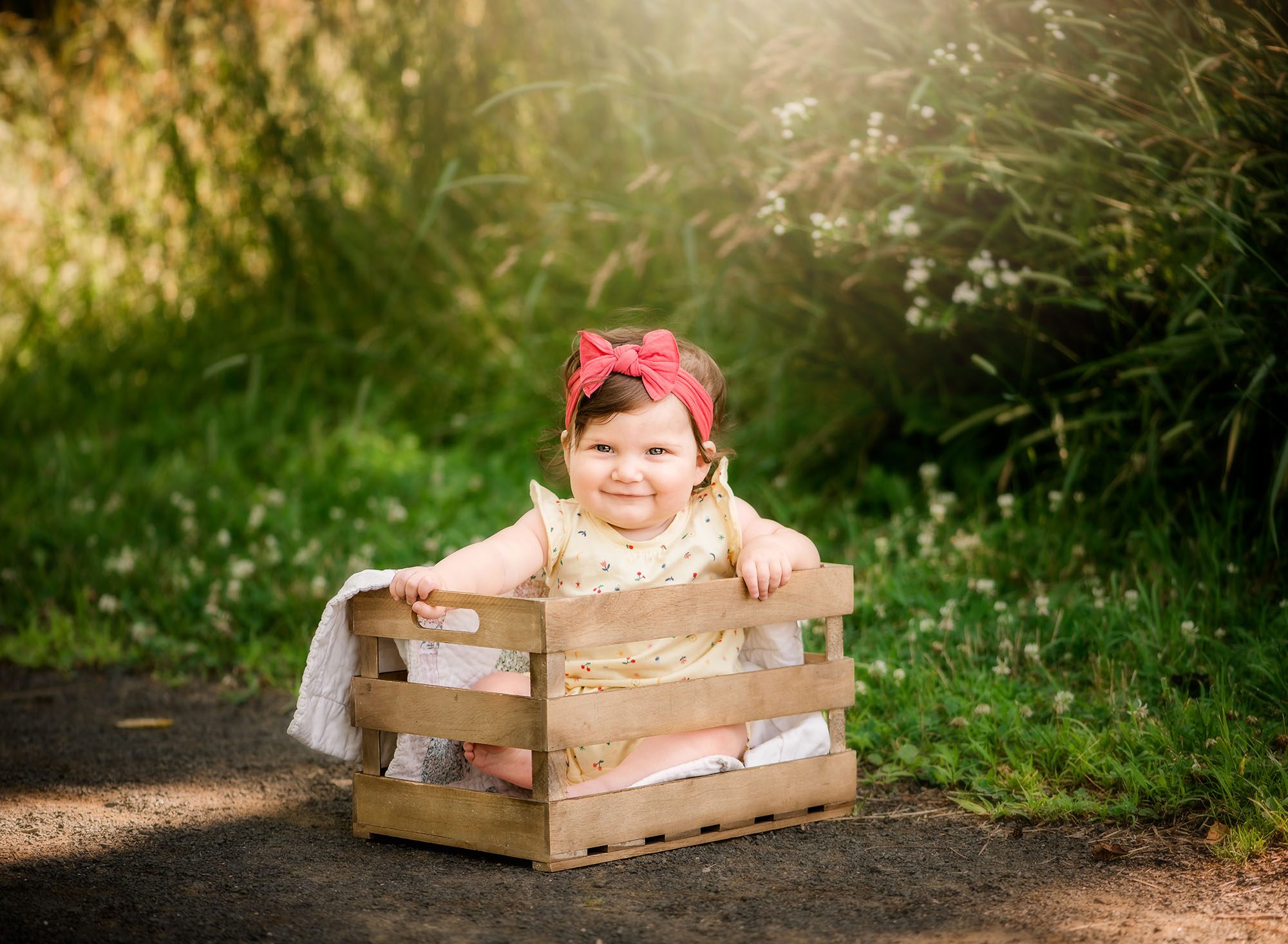 Six Month Baby Milestone Photography Session