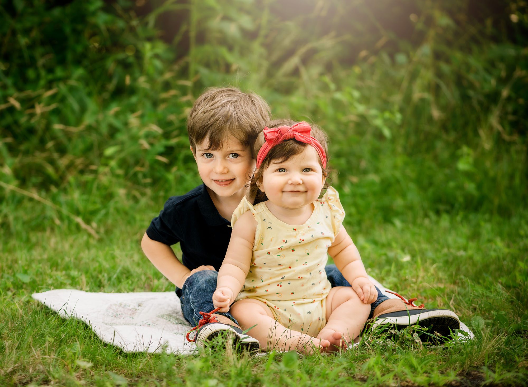 Six Month Baby Milestone Photography Session