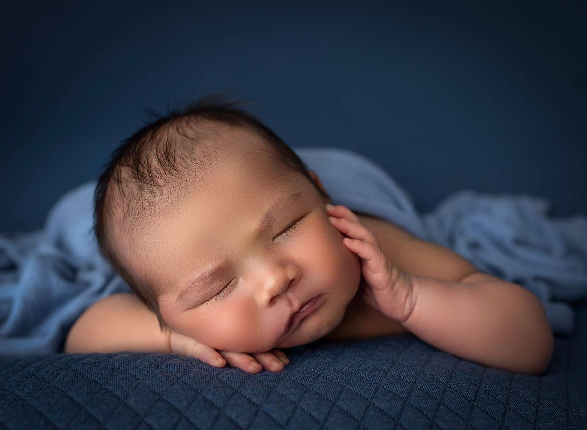 Big Baby Newborn Boy Photo Shoot