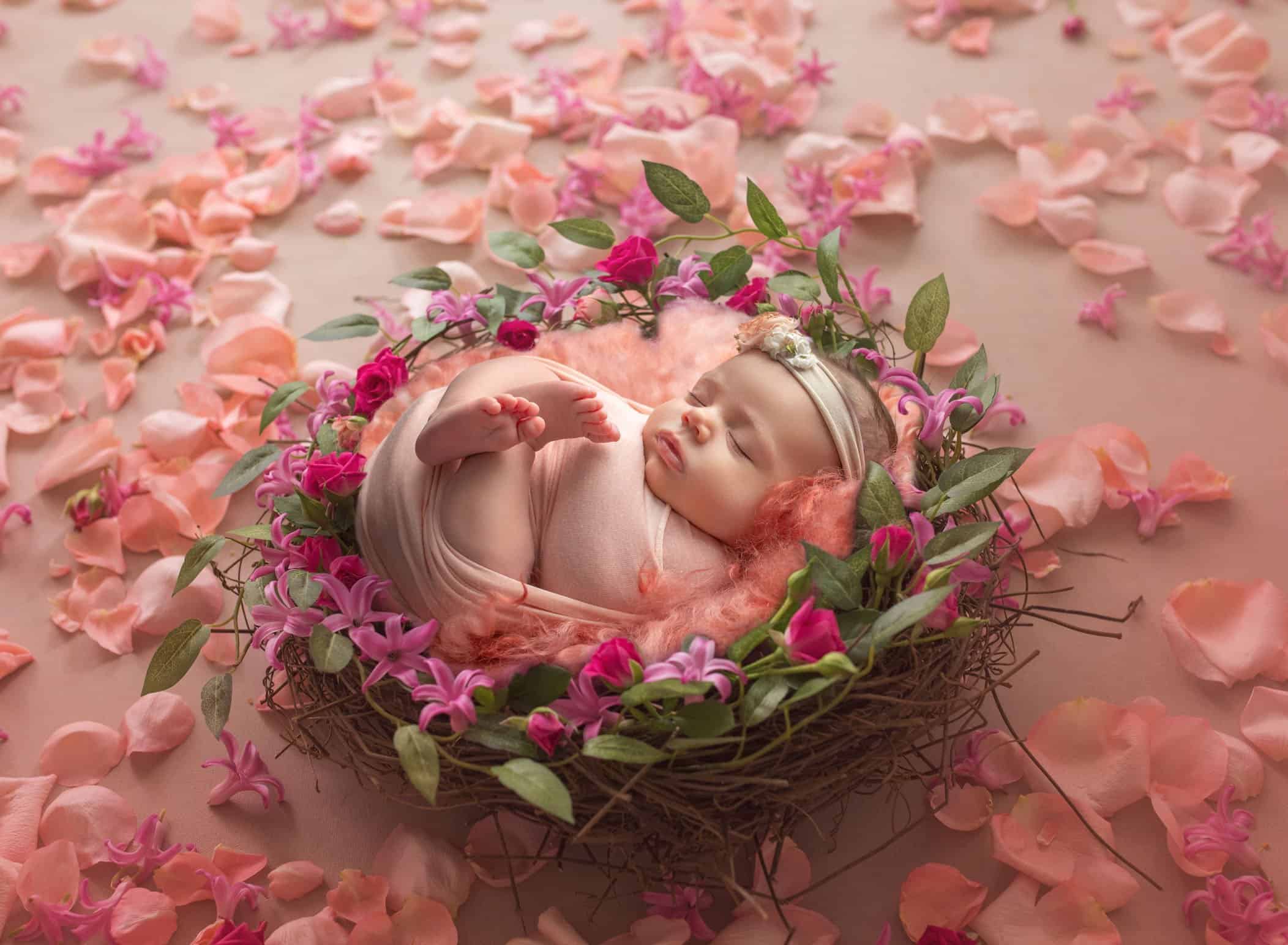 Family photos with newborn