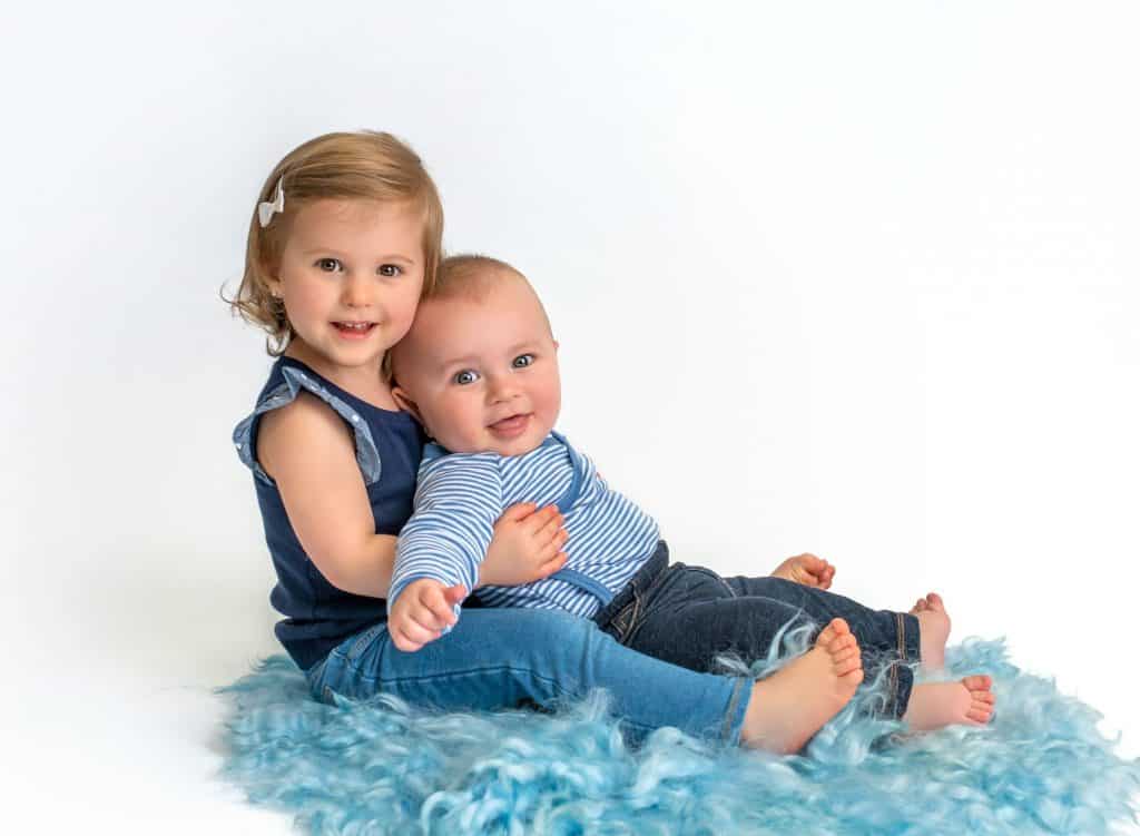 6 month old baby milestone session glastonbury ct