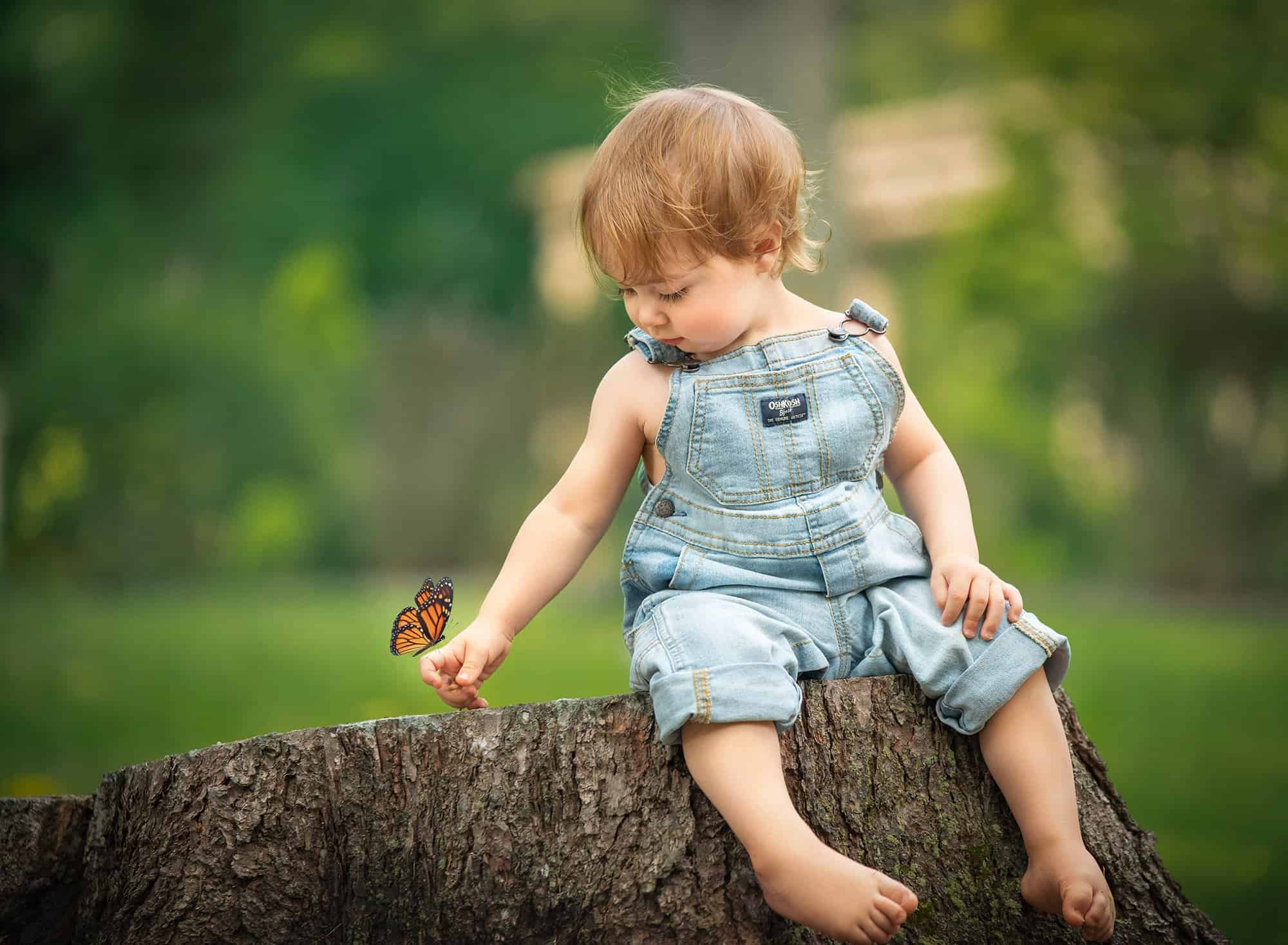 One Year Old Milestone Session Boy