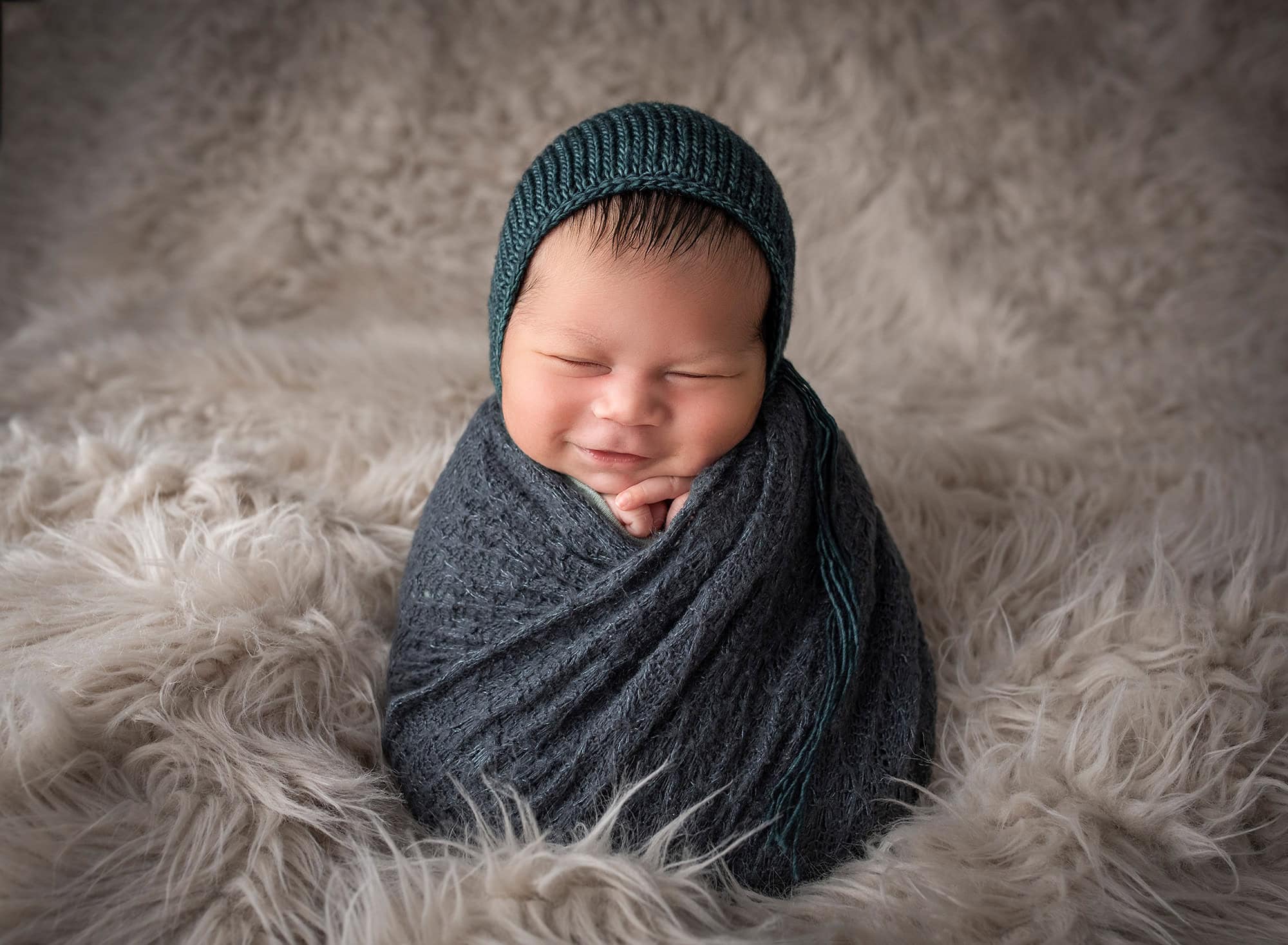 Sleepy newborn photos
