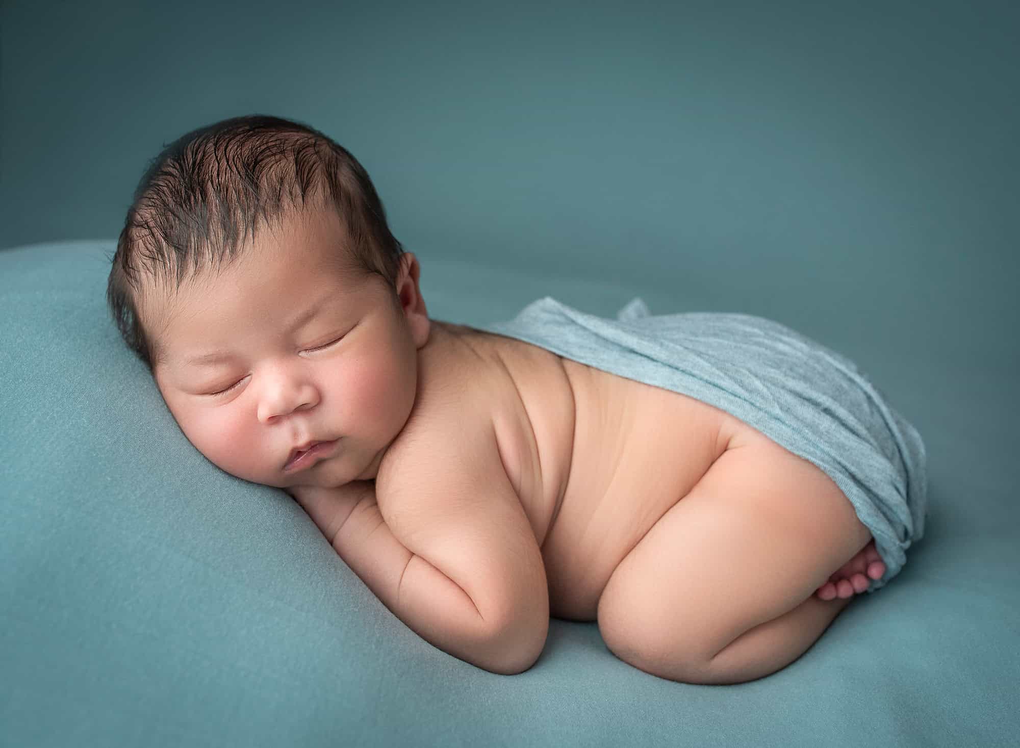 Sleepy newborn photos