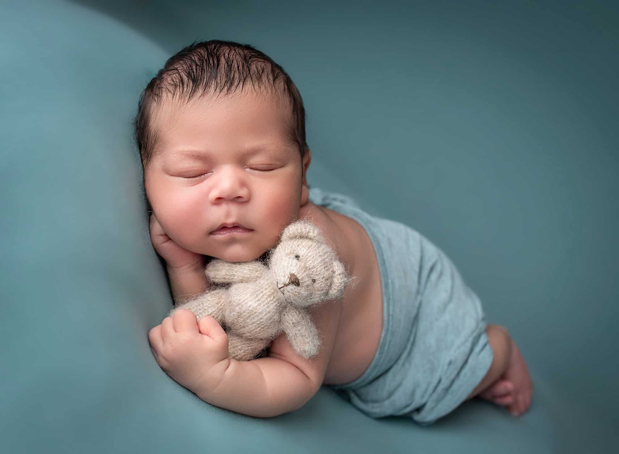 Sleepy newborn photos
