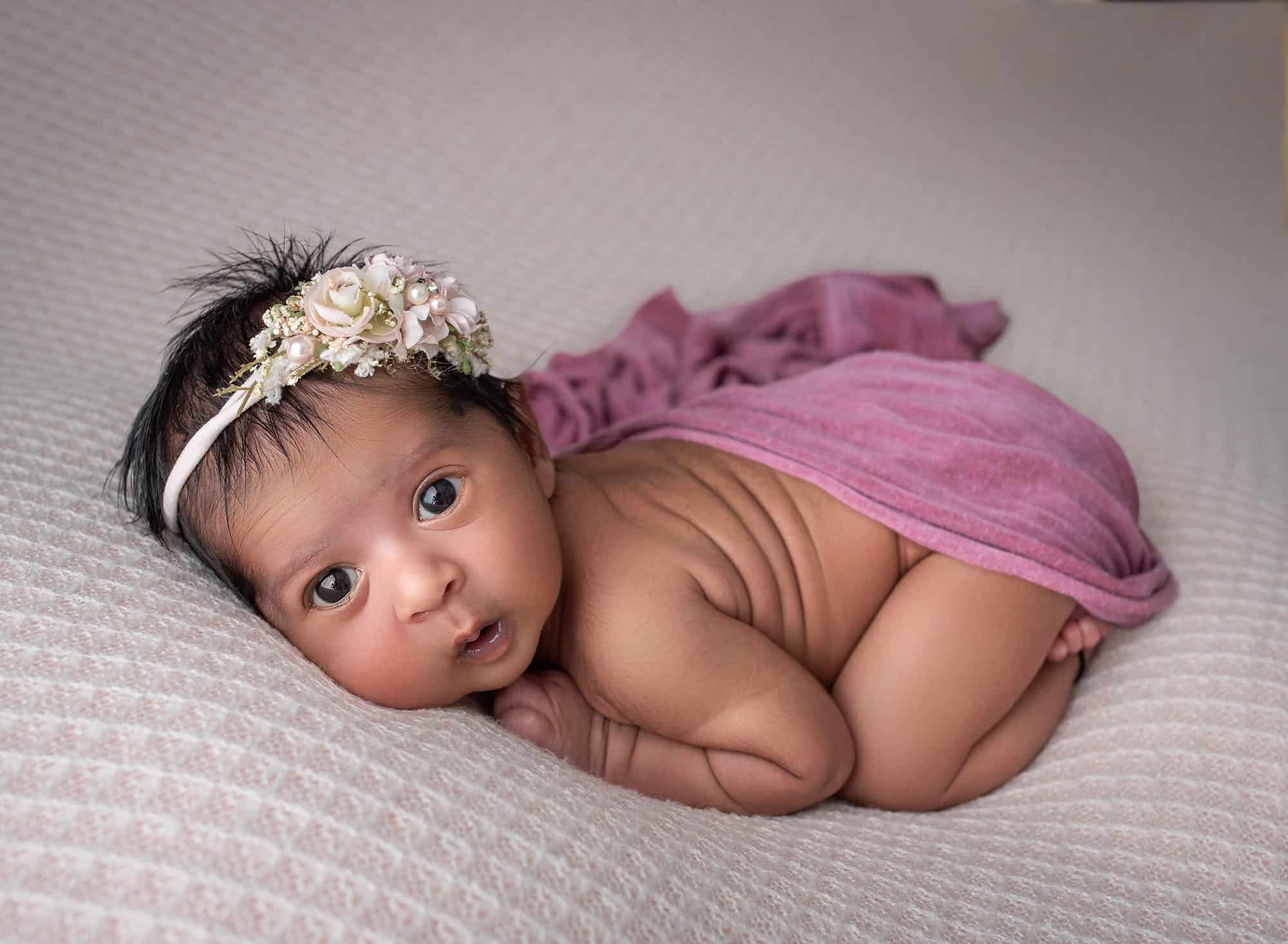 Wide awake newborn photos